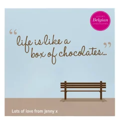 Card Factory Personalised Belgian Chocolates - Life Is Like A Box Of Chocolates