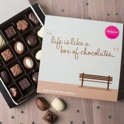 Card Factory Personalised Belgian Chocolates - Life Is Like A Box Of Chocolates