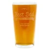 Card Factory Personalised Best Dad Pint Glass