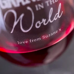 Outlet Personalised Best Grandma In The World Wine Glass Personalised Glasses|Glassware