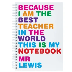 Online Personalised Best Teacher Notebook Personalised Notebooks And Stationery|Notebooks & Stationery