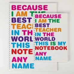 Online Personalised Best Teacher Notebook Personalised Notebooks And Stationery|Notebooks & Stationery
