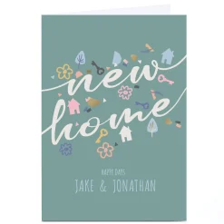 Outlet Personalised Bev Hopwood New Home Card - Happy Days New Home|Birthday