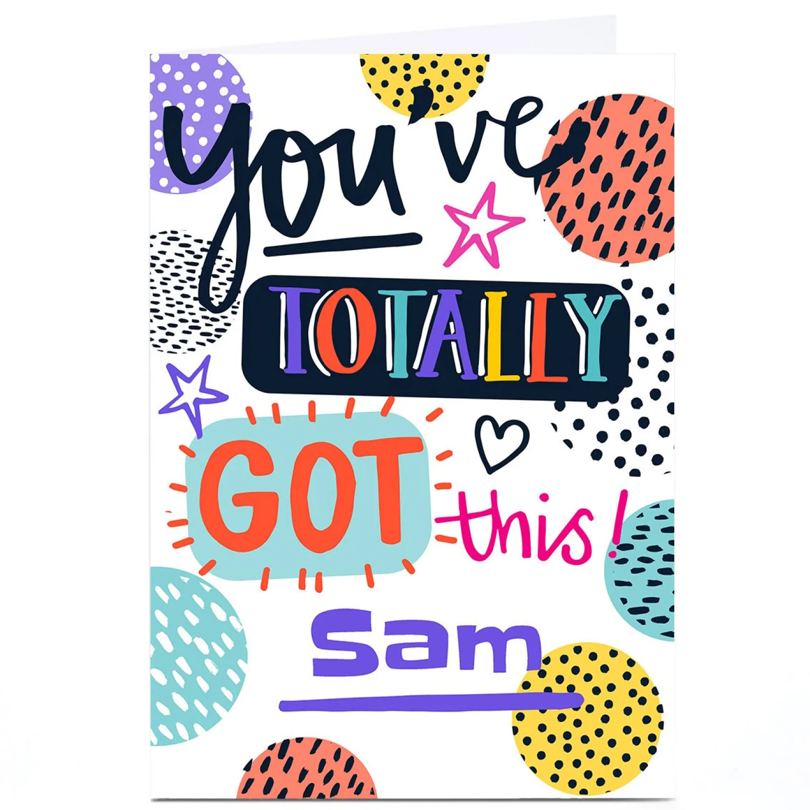 Card Factory Personalised Bev Hopwood Card - Totally Got This