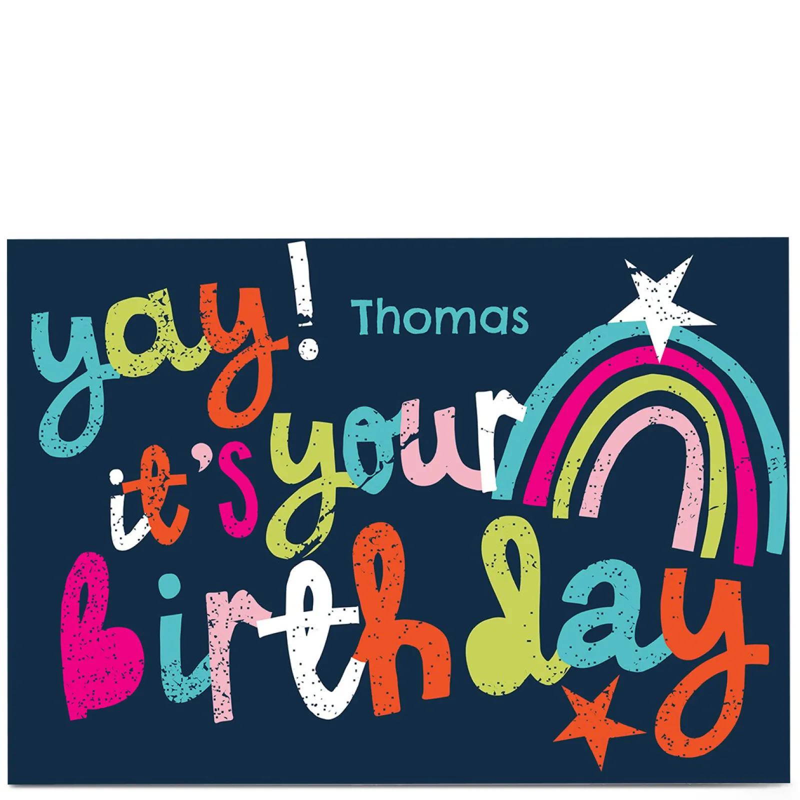 BOY Card Factory Personalised Bev Hopwood Card - It's Your Birthday