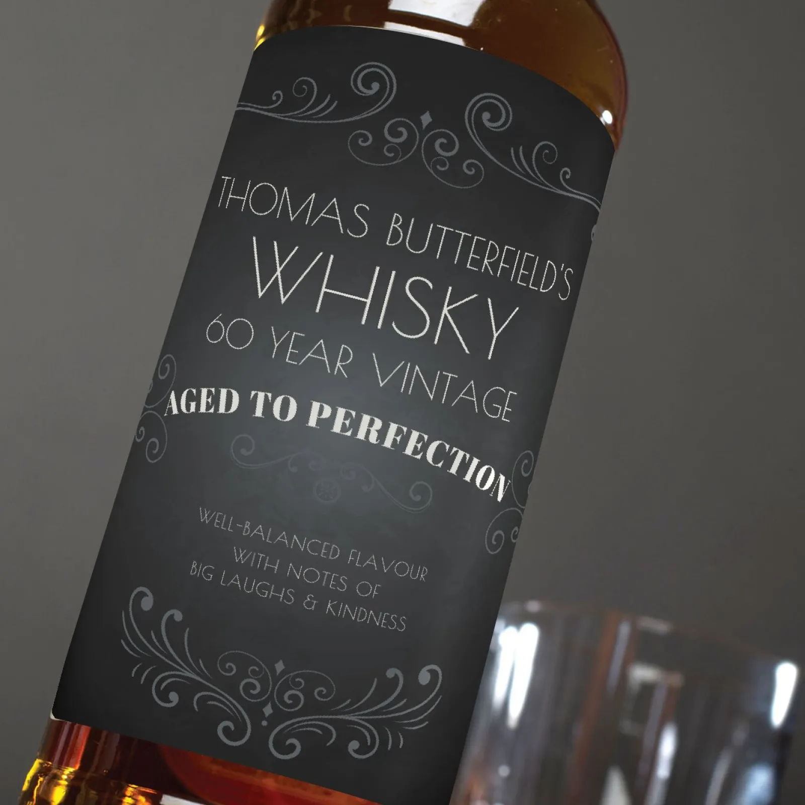 Card Factory Personalised Birthday Blended Malt Whisky - Aged To Perfection