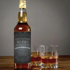 Card Factory Personalised Birthday Blended Malt Whisky - Aged To Perfection