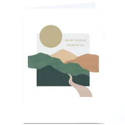 Card Factory Personalised Birthday Card - Landscape