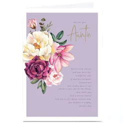 Sale Personalised Birthday Card - Such a Lovely Auntie For Auntie|Birthday