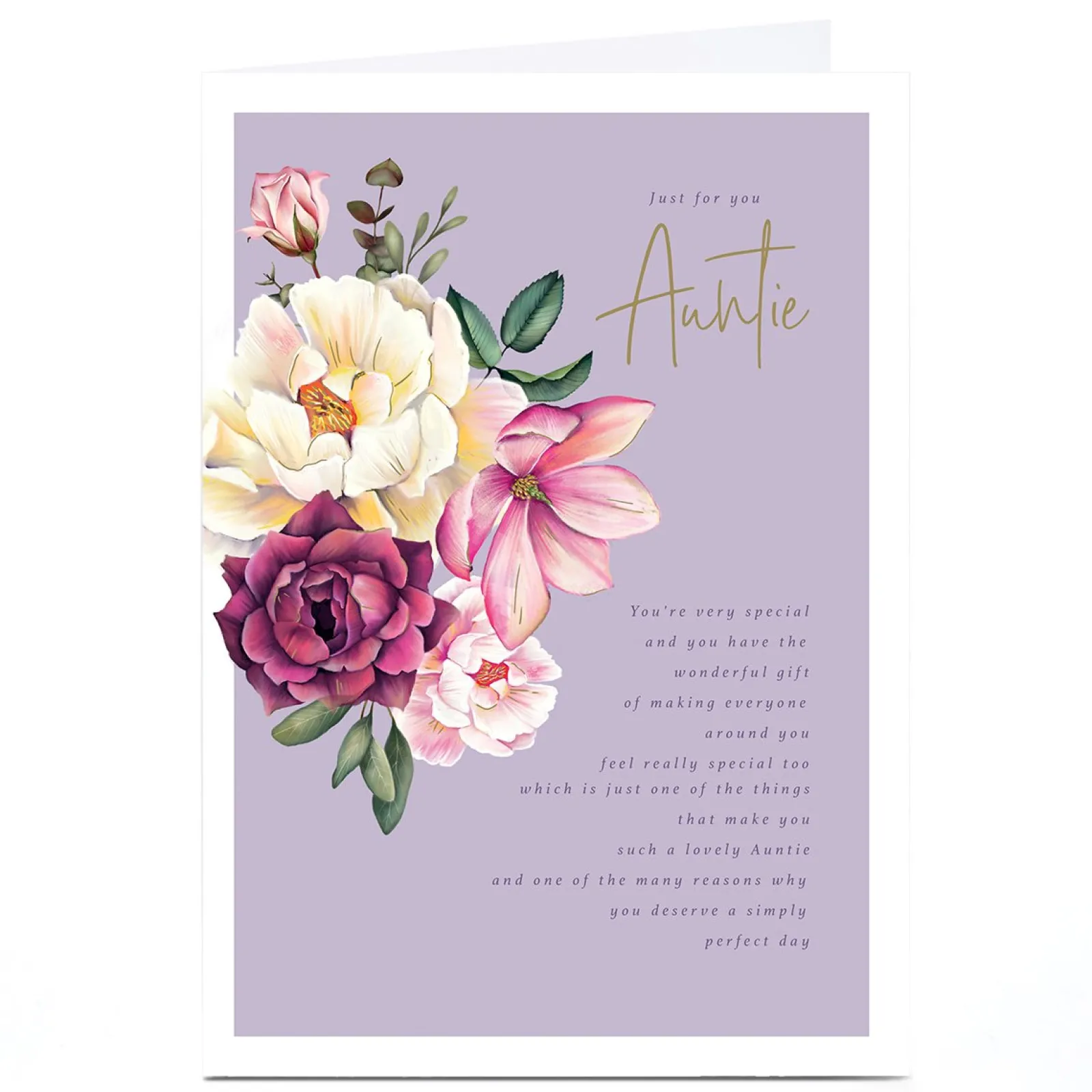 Sale Personalised Birthday Card - Such a Lovely Auntie For Auntie|Birthday