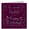 New Personalised Birthday Card - Special Friend Any Name For Friend|For Friend