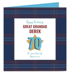 Card Factory Personalised Birthday Card - More Loved Than Ever, Editable Age