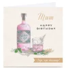 Card Factory Personalised Birthday Card - Sip Sip Hooray, Mum