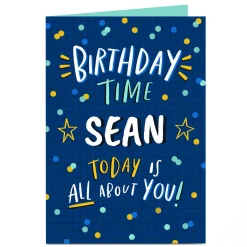 Discount Personalised Birthday Card - All About You! Kids For Uncle|For Son