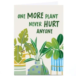 Online Personalised Birthday Card - One More Plant BOY For Son|For Nephew