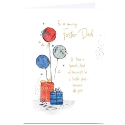 Card Factory Personalised Birthday Card - Someone Special Like You, Foster Dad