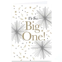 Best Personalised Birthday Card - It's The Big One Special Age|Birthday