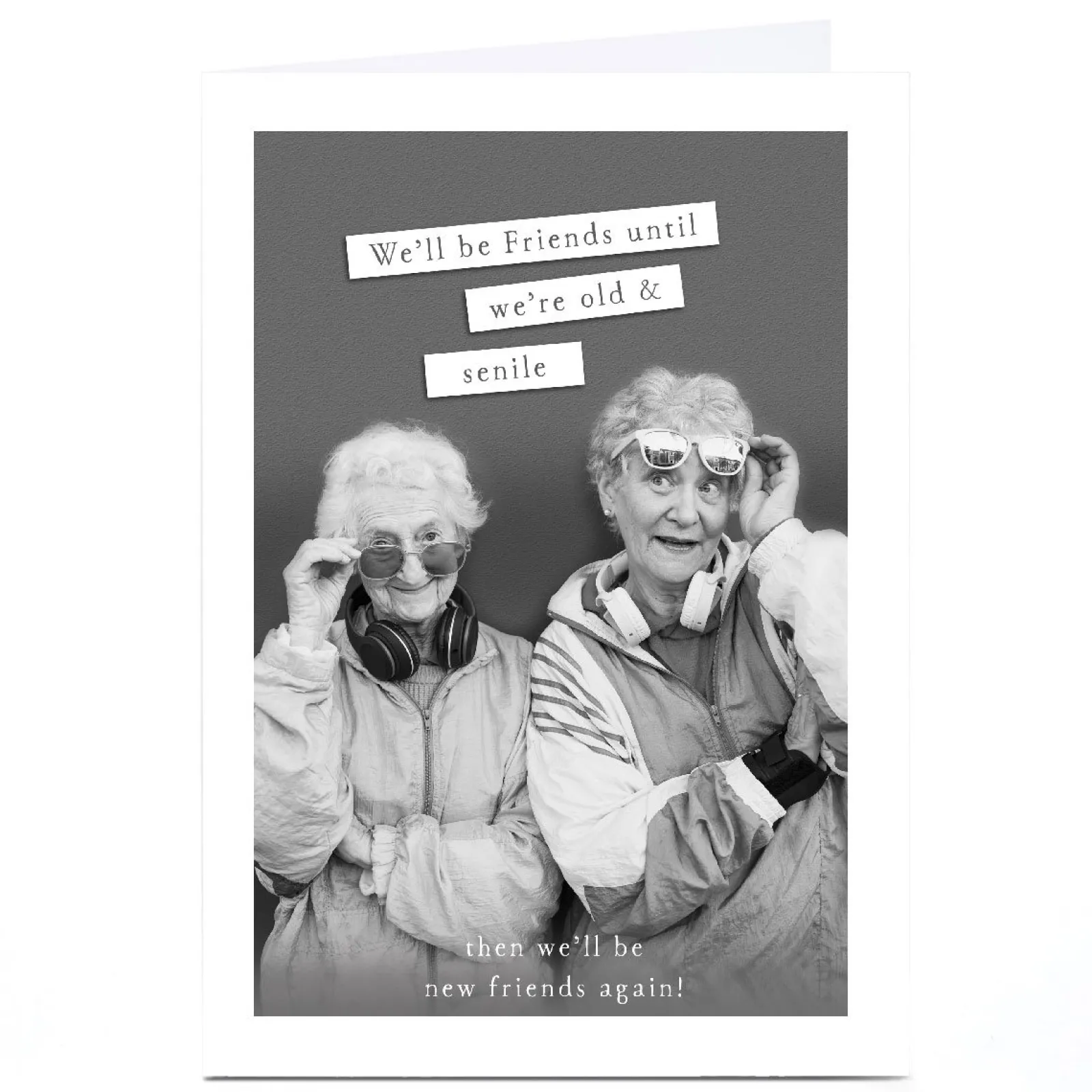 Outlet Personalised Birthday Card - Until We're Old and Senile Birthday|For Her