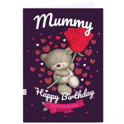 New Personalised Birthday Card - Hugs with Rose, Mummy For Mum|Mum