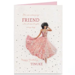 Best Personalised Birthday Card - For an Amazing... For Friend|Female Friend