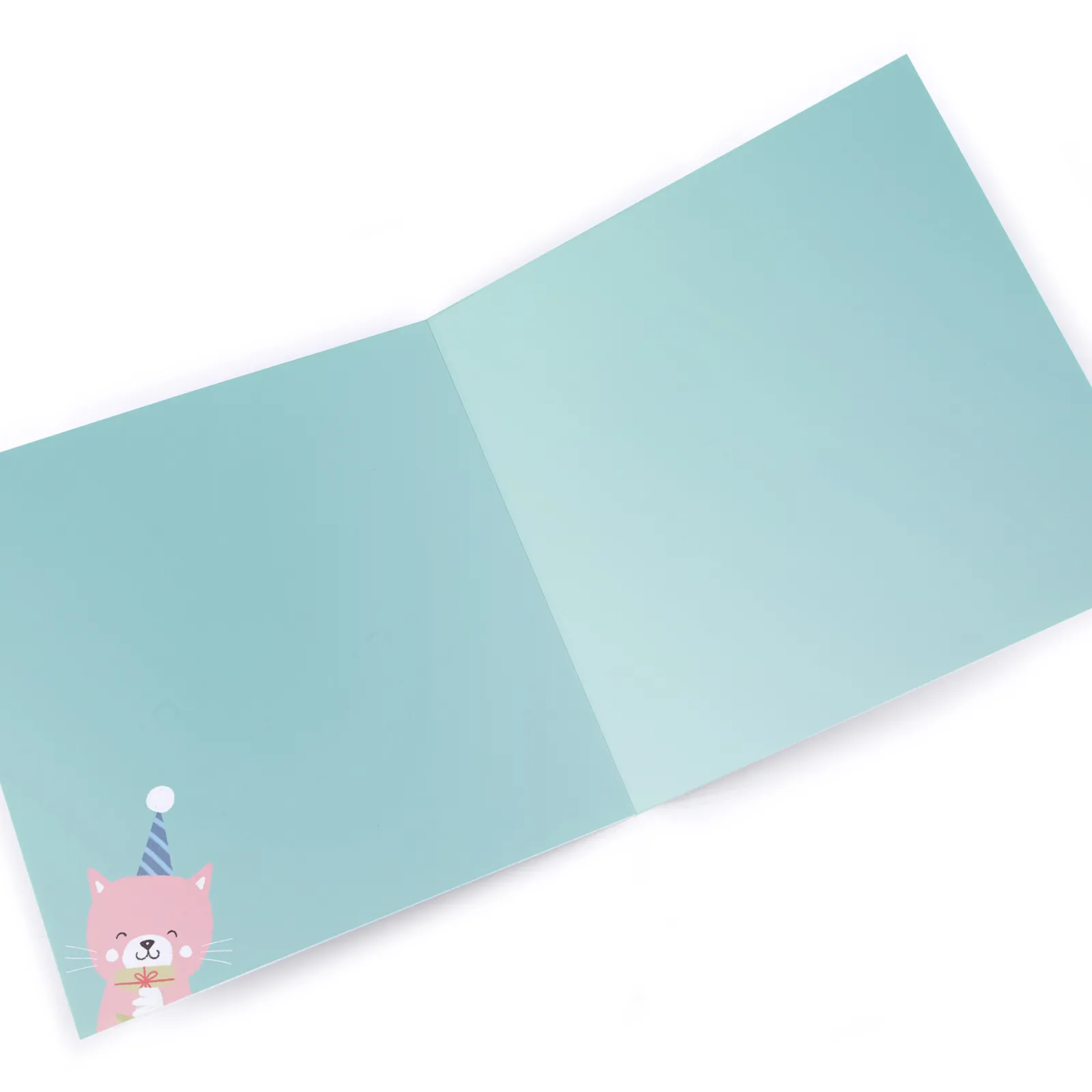 Card Factory Personalised Birthday Card - Granddaughter Cute Cat, Editable Age