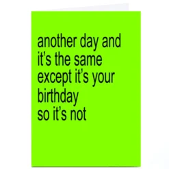 Best Personalised Birthday Card - Another Day For Friend|Trending