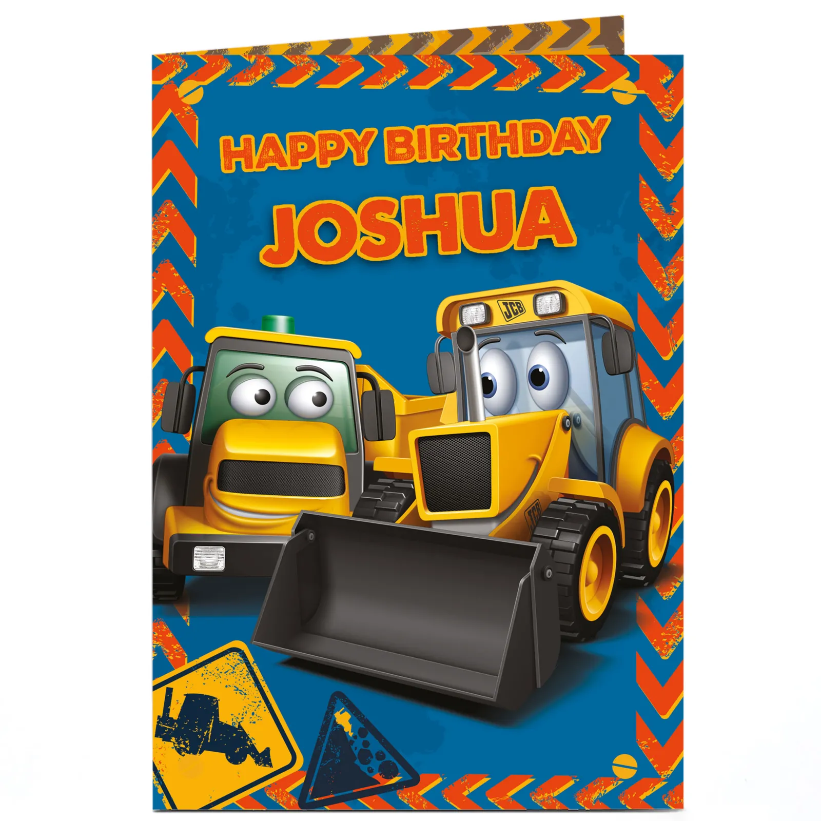 New Personalised Birthday Card - My First JCB Kids Tv & Film|For Kids