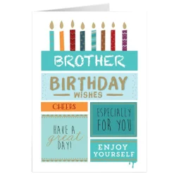 Discount Personalised Birthday Card - Brother, Birthday Wishes For Brother|Birthday