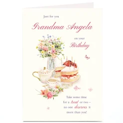Sale Personalised Birthday Card - A Treat Or Two For Grandma|Birthday