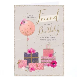 Card Factory Personalised Birthday Card - To A Special Friend On Her Birthday