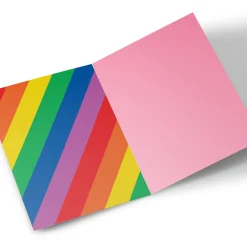 Best Personalised Birthday Card - Girlfriend Happy Birth-GAY rainbow heart For Girlfriend|Lgbtq+