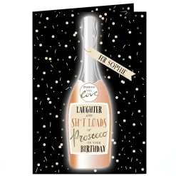 Best Personalised Birthday Card - Sh*t Loads Of Prosecco Funny|Birthday
