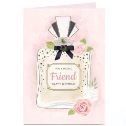 Card Factory Personalised Birthday Card - Perfume Bottle