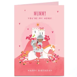 Discount Personalised Birthday Card - You're My Hero! For Mum|Mum