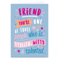 Card Factory Personalised Birthday Card - Friend Guess It Takes One To Know One