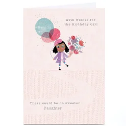 Clearance Personalised Birthday Card - There Could Be No Sweeter, Daughter Kids For Kids|Daughter