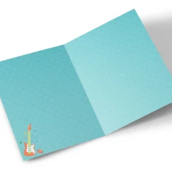 Best Personalised Birthday Card - Son In Law, Guitar, Editable Age For Son|For Nephew