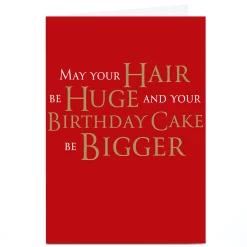Outlet Personalised Birthday Card - Huge Hair For Mum|For Auntie