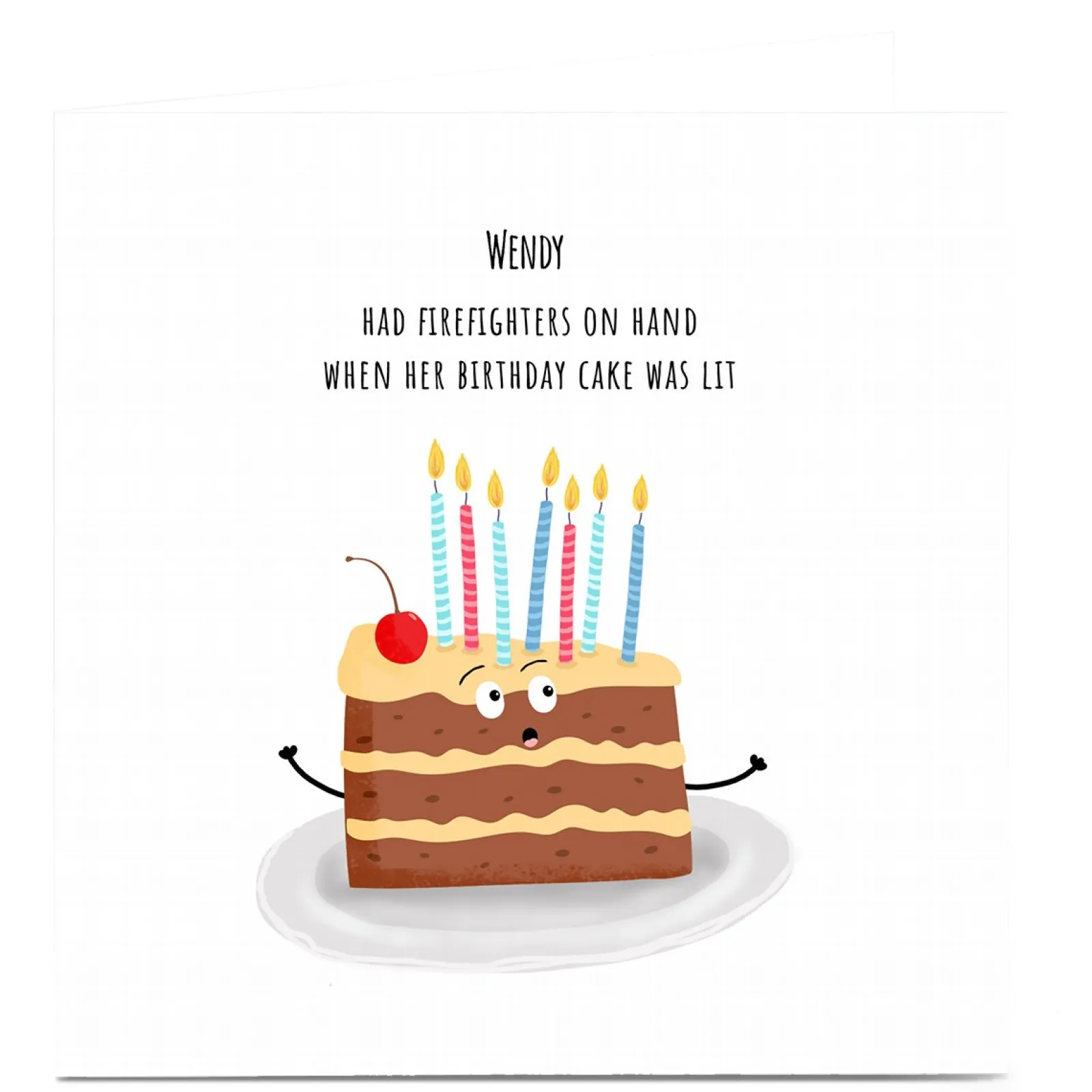Personalised Birthday Card - How Many Candles? For Everyone|Funny