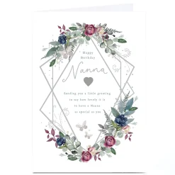 Card Factory Personalised Birthday Card - How Lovely It Is, Nanna