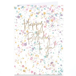 Kids Card Factory Personalised Birthday Card - Happy Birthday To You