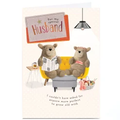 Card Factory Personalised Birthday Card - Perfect To Grow Out With, Husband