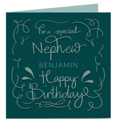 Card Factory Personalised Birthday Card - For A Special Nephew