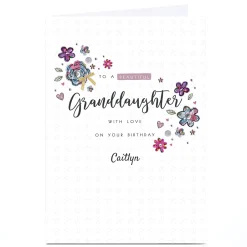 Discount Personalised Birthday Card - Granddaughter For Granddaughter|Granddaughter