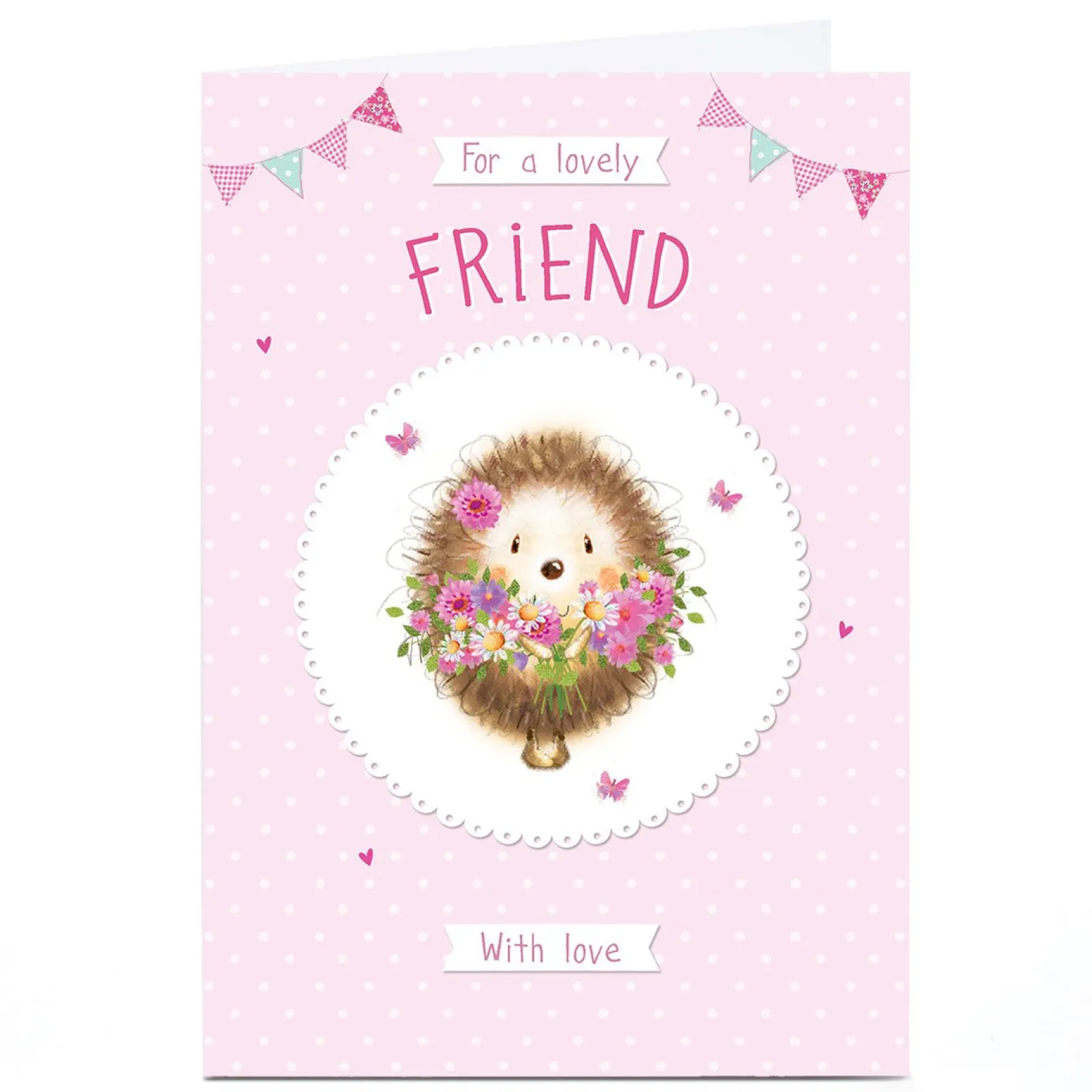 Card Factory Personalised Birthday Card - Lovely Friend