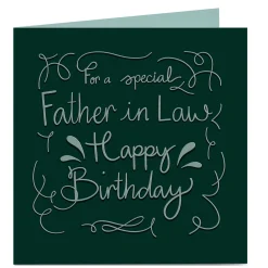 Sale Personalised Birthday Card - Special Father-In-Law Premium Square|Birthday