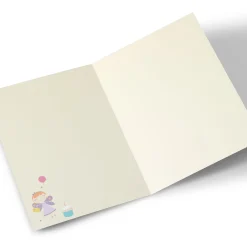 Kids Card Factory Personalised Birthday Card - Fairies and Cupcakes, Any Name