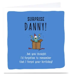 Discount Personalised Birthday Card - Forgotten To Remember Premium Square|Funny