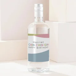 Clearance Personalised Birthday Gin - Chin Chin Gin Birthday Gifts|Gifts For Her
