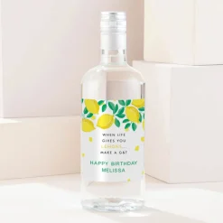 Card Factory Personalised Birthday Gin - When Life Gives You Lemons ...
